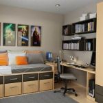 Bedroom,Breathtaking Tween Room Design Ideas With Nice Corner Low Profile Bed And Comfortable Study Space Also Gorgeous Open Book Shelves Plus Extra Tall Bright Wardrobe ,Cool Awesome Tween Rooms Design Ideas