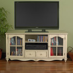 Furniture,Nice Spectacular Green Wall Paint Flat Screen Tv Wall Design Inspiration With Amazing Clear Glass Doors Entertainment Center And Cool Black Large Tv Stand Aslo Gorgeous Brown Wood Floor ,Stunningly Beautiful And Modern Flat Screen Tv Wall Designs
