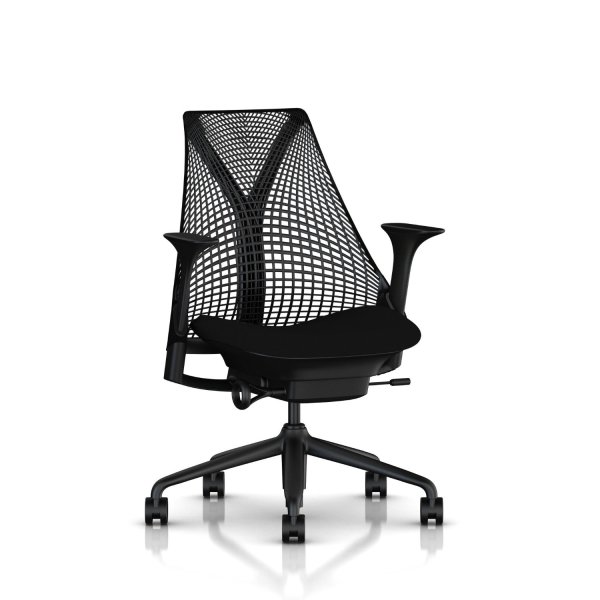 Furniture,Gorgeous Best Computer Chair Back Problem Design Ideas With Style Herman Miller Sayl Chair And Charming Mesh Material In Black Color Also Cozy Black Wheels ,The Best Computer Chair Back Problems
