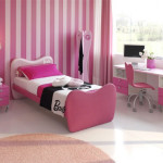 Bedroom,Pretty Pink Bedroom Inspiration With Beautiful Pink Small Bed Set And Soft Pink Pillow Also Nice White Pink Desk On Combined Cozy Swivel Chair For Girls,Modern Bedroom Inspiration