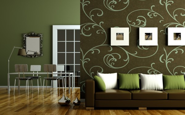 Interior,Enticing Interior Design Photo With Comfortable Dark Brown Sofa On Combined Soft Cushions And Cool White Rectangular Desk Plus Cozy White Chairs Also Beautiful Dark Drum Floor Lamp,Best High Quality Interior Design Photos To Your Living Room