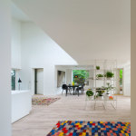 Interior,Picturesque Indoor Plant Decoration Ideas With Beautiful White Iron Rack Plants And Comfortable Dining Room Also Awesome Multi Color Rug On Combined Wonderful Wooden Tile Floor ,Indoor Plant Decoration Ideas