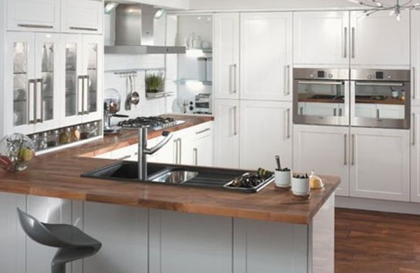 Furniture,Contemporary Ikea Kitchen Design Software With Style White Large Wood Kitchen Cabinet And Cool Brown Wood Countertop Plus Wonderful Black Sink Also Adorable Gray Cooker Hood,Amazing Ikea Kitchen Design Software