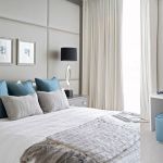Bedroom,Impressive Room Painting Ideas With Stylish Gray Leather Large Wall Panel And Comfortable White Bed Cover On Combined Soft Pillows Plus Beautiful Black Drum Desk Lamp Also Cool White Curtains For Rustic Concept,Trendy Cute Room Painting Ideas