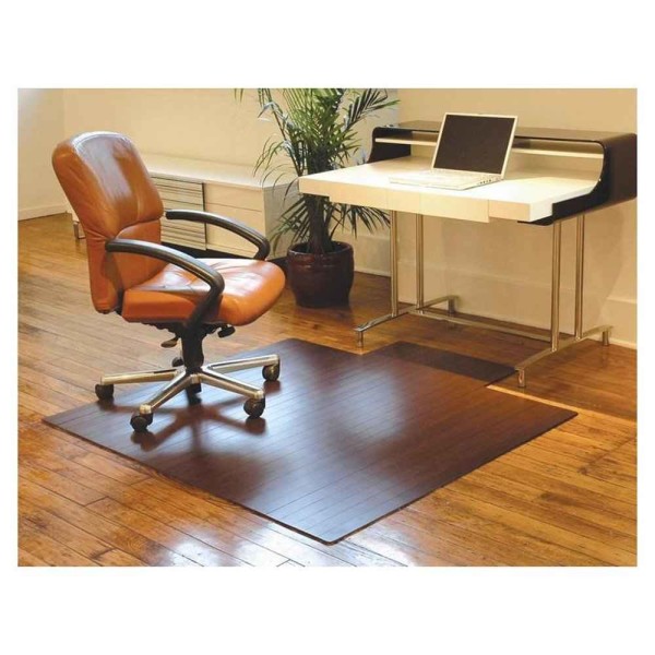 Office & Workspace,Stunning Bamboo Office Furniture Design With Small Workspace And Modern Black White Desk Also Comfortable Leather Wheel Arm Chair,Style Workspace With Bamboo Office Furniture 
