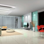 Furniture,Stunning House Interior Design Picture With Stylish White Leather Single Seater Sofa And Beautiful White Round Table Plus Soft Light Brown Rug Also Modern Entertaiment Center,Beautiful House Interior Design Pictures