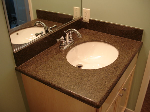 Bathroom,Cool Amazing Black Bathroom Vanities Granite Design Ideas With Beautiful Single Sink And Cool Wood Cabinet,Modern Concrete Bathroom Vanities Granite Designed To New Energize