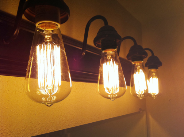 Interior,Admirable Cool Looking Lamp Design Ideas With Wonderful Lighting Interior Brushed Broze And Style Industrial Wall Mirror Lamp American Edison Fixtures For Vintage Concept,Style Cool Looking Lamps
