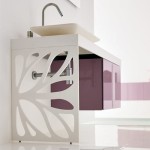 Bathroom,Marvelous Contemporary Bathroom Vanity Cabinet Design Inspiration With Pretty Purple Cabinet On Combined White Color And Nice White Sink  ,Stylish Contemporary Bathroom Vanity Cabinets