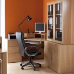Uncategorized,Stunning Wooden Office Cabinet Design Ideas With Modern Arm Chair And Cool Slim Computer Also Beautiful Chest,Modern Office Cabinets Design Ideas