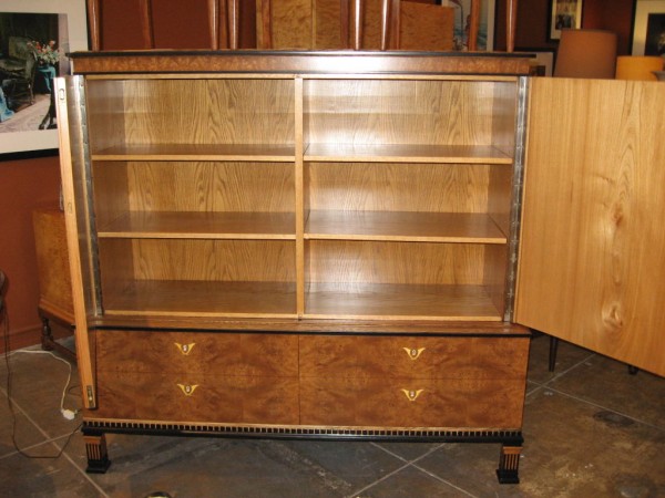 Furniture,High Gloss Finish Deco Art Storage Cabinet Design Ideas With Elegant Brown Color For Modern Concept,Fantastic Art Storage Cabinet