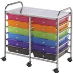 Furniture,New Model Iron Storage Cart Design Inspiration With Twelve Drawer And Cool Full Color ,10 Storage Carts Designs
