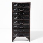 Furniture,The Best Large Steel Black File Cabinet Design Ideas With Cool Eight Drawer For Vintage Concept,Marvelous Black File Cabinet Design Ideas