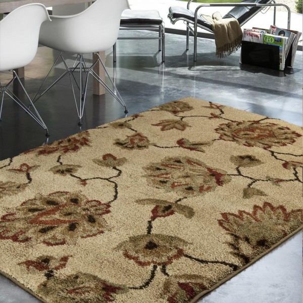 Interior,Stylish Cream Rug Pad Home Depot Design Ideas With Cool Floral Ornaments ,Stylish And Cool Rug Pads Home Depot