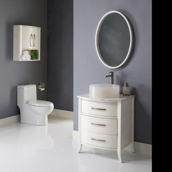 Bathroom,Beautiful White Bath Room Vanity Ideas With Cool Amazing White Cabinet And Pretty Oval Glass Also High Quality White Flooring ,Elegant And Unique Bath Room Vanity Design