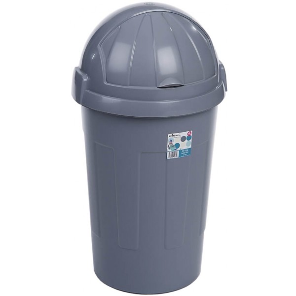 Furniture,Adorable Plastic Round Storage Bin Design Ideas With Cool Stylish Grey Color,Round Storage Bins