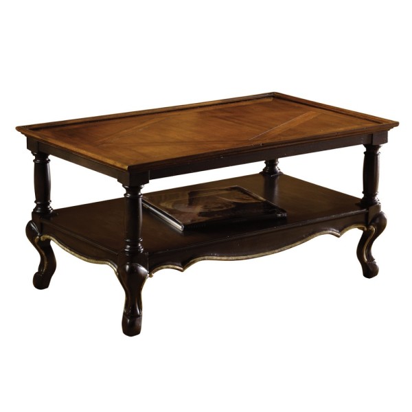 Furniture,Antique Tuscan Estates Two Tiered Hekman Coffee Table Design Ideas On Combined Dark Brown Color,Antique Wood Coffe Table By Hekman