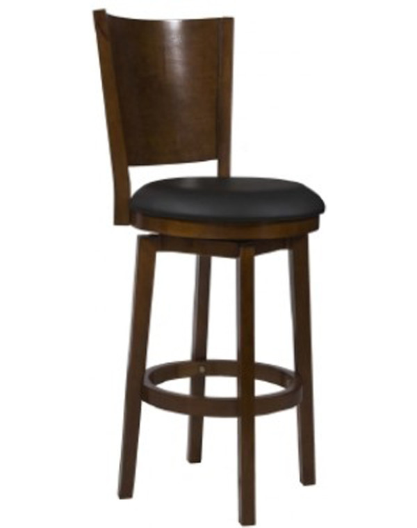 Furniture,Cheap And Beautiful Wood Powell Bar Stool Design And Nice Brown Frame And Soft Cushion,Cool Powell Bar Stools Designs