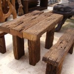 Furniture,Cool Amazing Art Furniture Design Ideas With Nice Wood Square Table And Cool Wood Bench,Creative And Fuctional Art Furniture Inspiring
