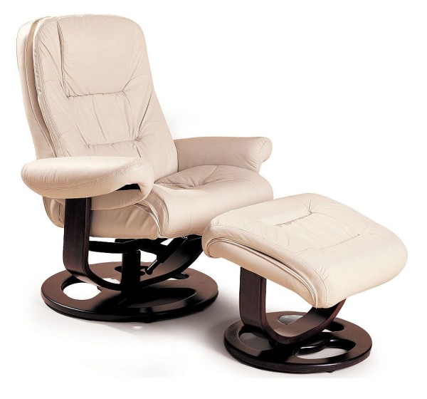 Furniture,Fashionable Euro Style Essentials Ergonomic Lane Recliner Design And Soft Cushion Ottoman On Combined White Color,Lane Recliners On Sale For Your Comfort