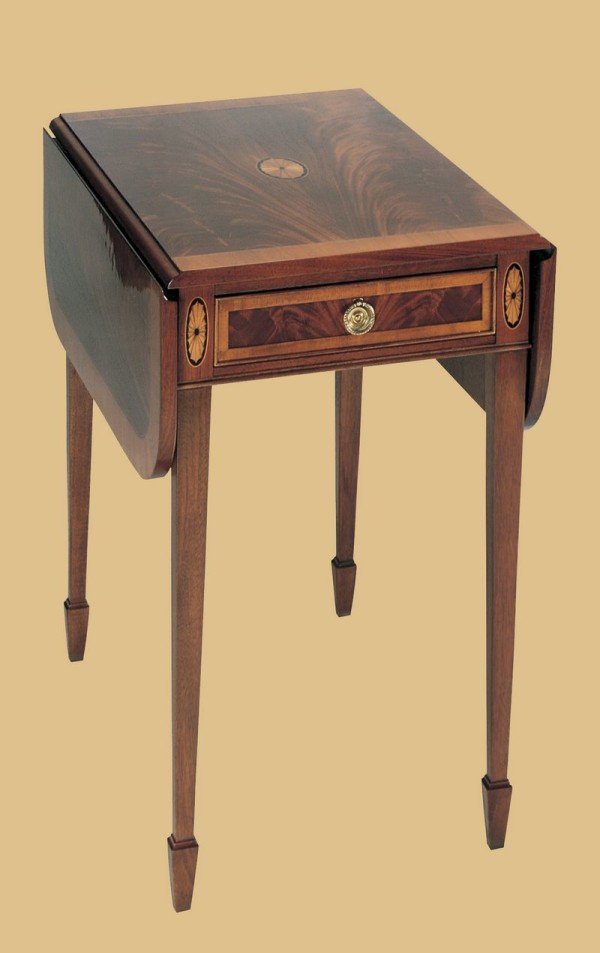 Furniture,Nice Hekman Furniture Design Ideas With Antique Pembroken Table And Nice Single Drawer Also Nice Dark Brown Color,Wood Table Collection By Hekman Furniture