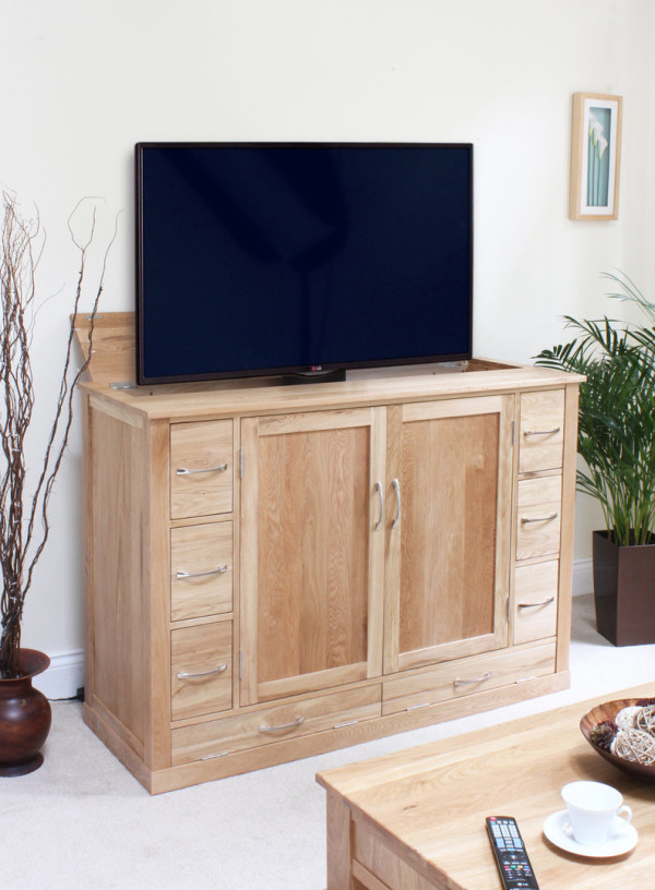 Furniture,Pretty Tall Mobel Oak Widescreen Tv Cabinet Design Inspiration With Beautiful Light Brown Color,Style Oak Widescreen Tv Cabinet Ideas