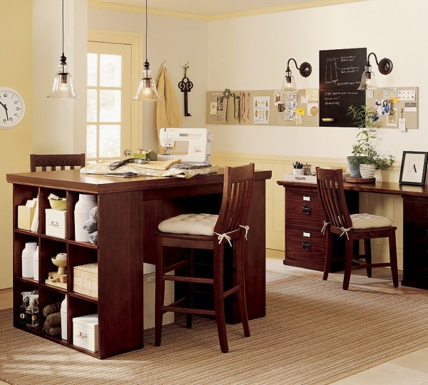 Furniture,The Best High Quality Designer Furniture Store With Cool Taek Wood Desk And Cool Wood Stool Bar Also Nice Hanging Lamp,Designer Furniture Store Latest