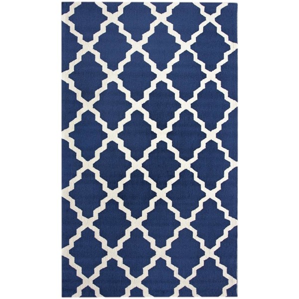 Interior,Adorable Area Rug Size Design Inspiration With Beautiful Blue White Color And Square Motive,Modern Area Rugs Sizes