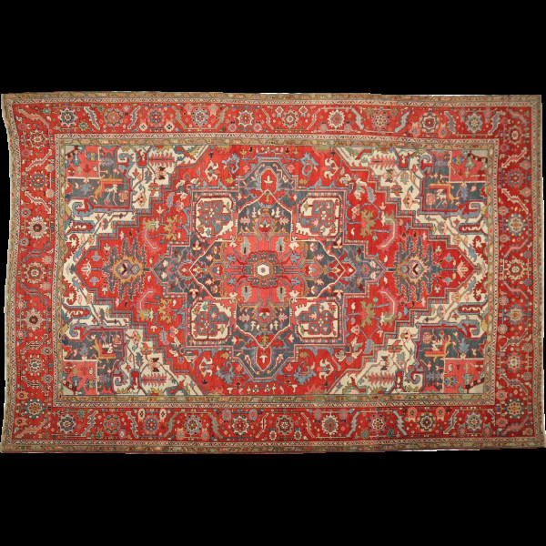 Interior,Adorable Large Persian Rug Design Inspiration With Antique Serapi Persian Rug And Beautiful Red Color,Picturesque Large Persian Rugs Design Smart