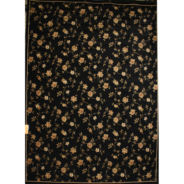Interior,Amazing Elegant Wool Area Rug Design Ideas With Beautiful Floral Black Color,Traditional Trendy Area Rugs Design Ideas