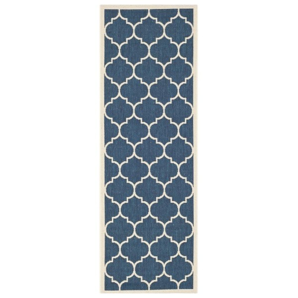 Interior,Amazing Rug Runner Design Inspiration With Fancy Navy Beige Color For Modern Concept,Antique Rug Runners Design Ideas