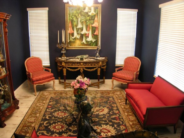 Interior,Antique Rug And Home Decoration With Cozy Red Sofa Also Nice Glass Table On Combined Floral Arrangement,Simple Rugs And Home
