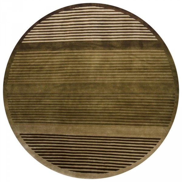 Interior,Charming Hand Knotted Round Wool Rug Design Ideas With Stylish Stripe And Nice Funny Color,Enchanting Round Wool Rugs