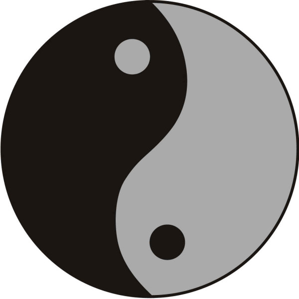 Interior,Cool Stylish Ying Yang Round Rug Size Design Ideas With Cool Black Grey Color,Round Rug Sizes