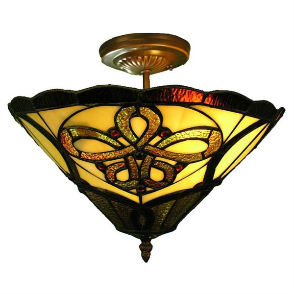 Interior,Exquisite Tiffany Ceiling Light Fixture Design Ideas With Beautiful Gold Color,Fashionable Tiffany Style Ceiling Light Fixtures