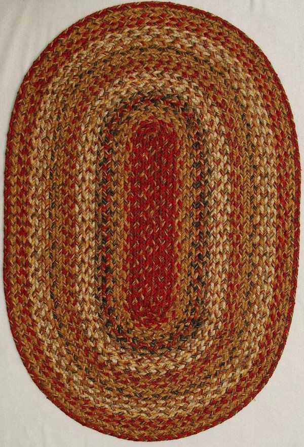 Interior,Gorgeous Machine Made Braided Oval Rug Design Ideas With Cool Stylish Brown Color ,Nice Oval Rugs Designs