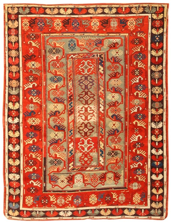 Interior,Hand Made Cotton Antique Milas Turkish Rug Style Design Ideas With Charming Black Red Color,Rug Style Collection By Nazmiyal