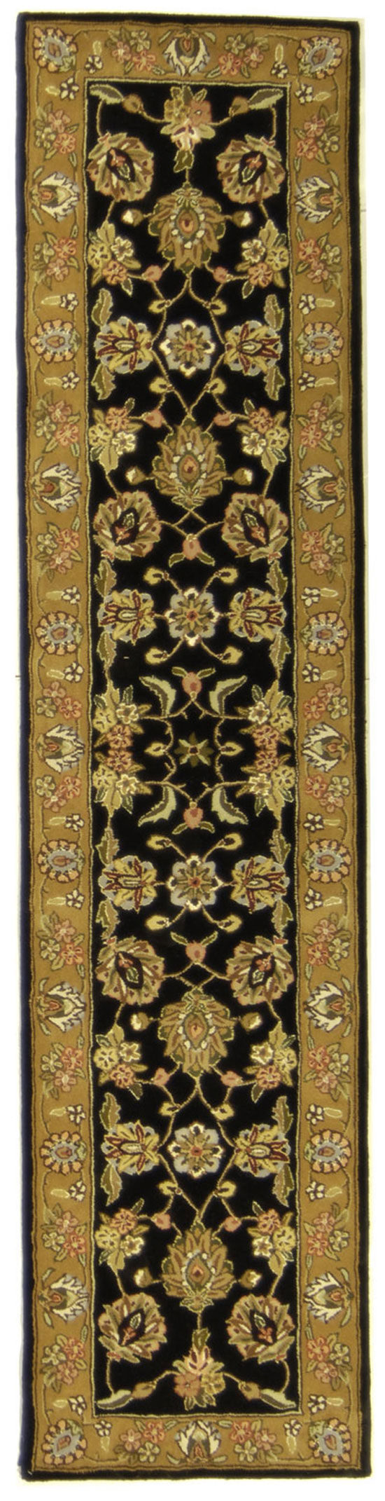 Interior,Luxurious Runner Rug Design Inspiration With Beautiful Black And Gold Color,20 Runner Rug