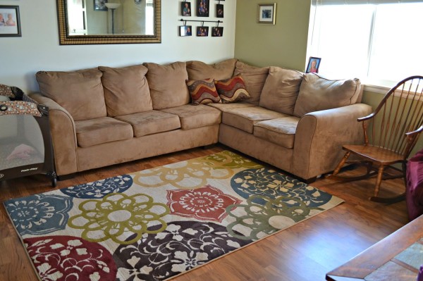 Interior,Nice Spectacular Home And Rug Design Inspiration With Beautiful Brown Sofa Also Nice Wood Rocking Chair,Beautiful Home And Rug Decoration