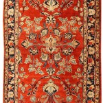 Interior,Nice Spectacular Red Rug Runner Design Ideas With Antique Sarouk Perisan Rug,Style Red Rug Runners