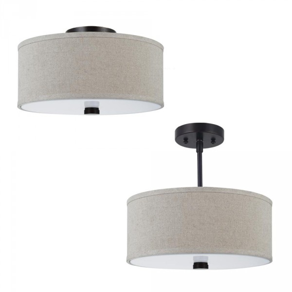 Interior,Stunning Two Dayna Ceiling Mount Light Design Ideas With Trend White Lamp And Beautiful Black Hanging ,Ceiling Mount Lighting To Decorate Your Home