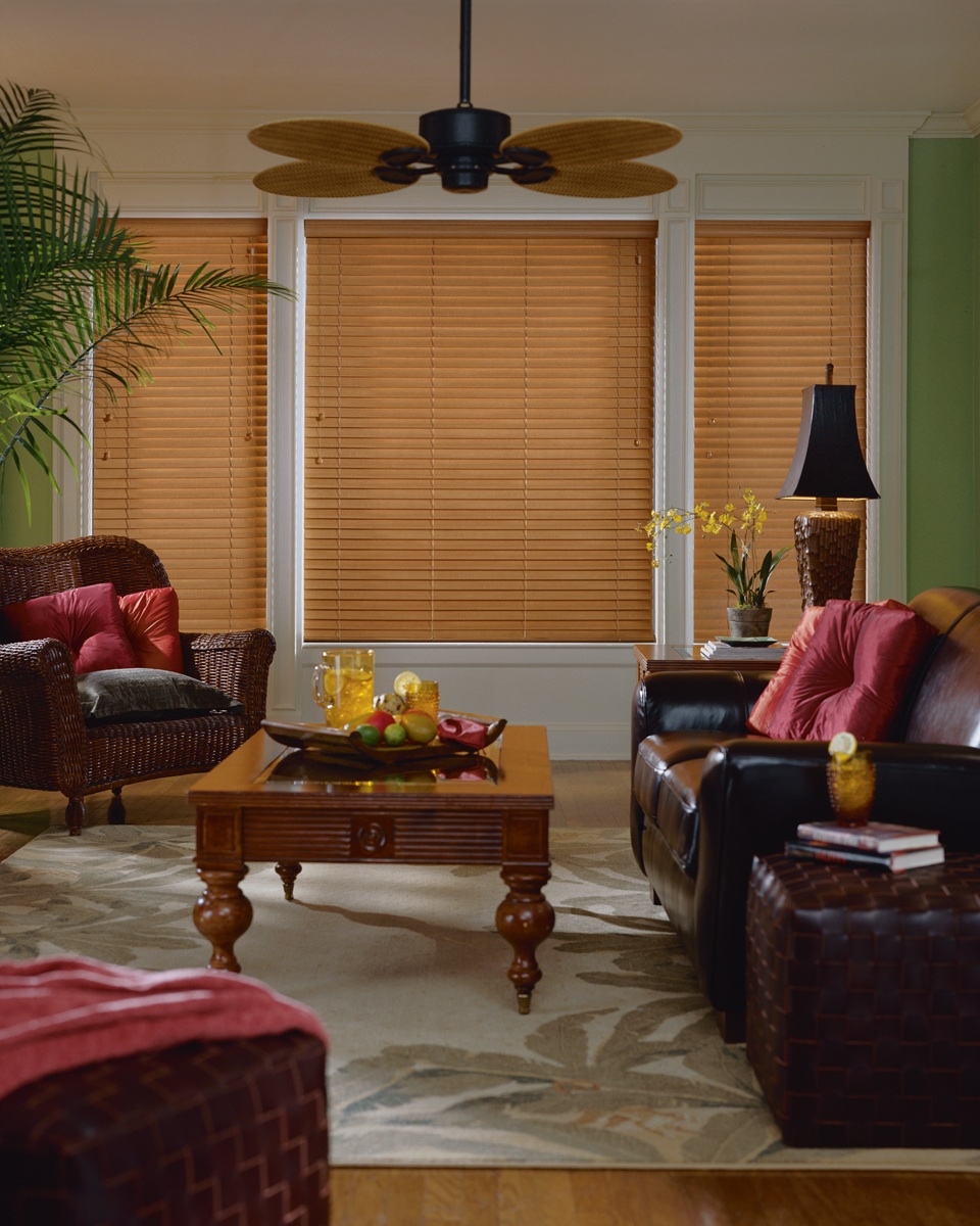 Interior,Unusual Discount Custom Blind Design Ideas With Nice Square Wood Table And Comfortable Dark Brown Sofa Also Soft White Rug,Discount Custom Blinds Collection 