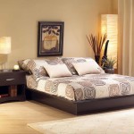 Bedroom,Elegant Comfortable Bed Set Design With Stylish Paltform Bed And Cozy Mattress Also Charming Nighstand Table On Combined Bookshelf,Comfortable Bed Set