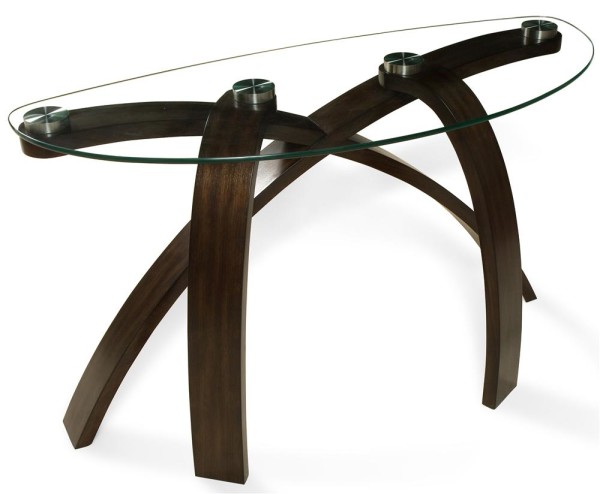 Furniture,Cool Stylish Allure Magnussen Sofa Table Design Ideas With Beautiful Glass Top And Cool Bent Wood Legs,Modern Magnussen Sofa Tables Design