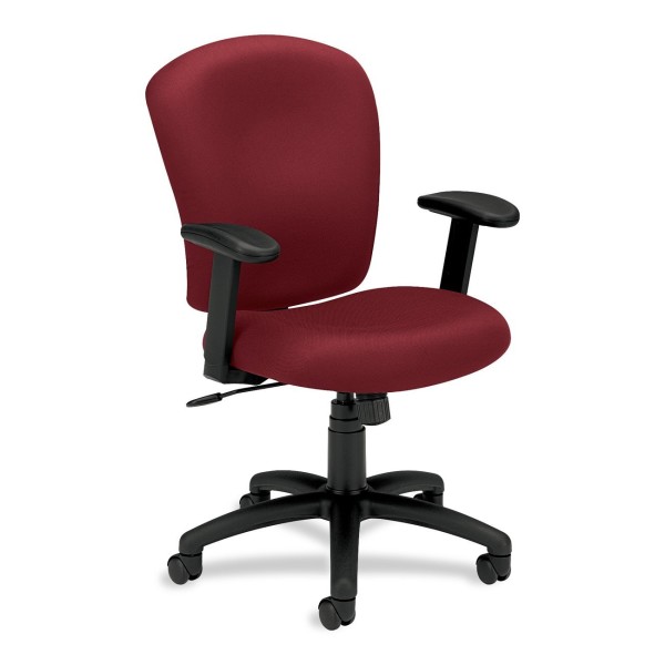 Furniture,Marvelous Office Chair No Wheel Design Inspiration With Beautiful Red Pad And Cozy Arm Also Nice Black Wheel,Modern Office Chairs No Wheels Design 
