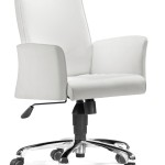 Furniture,Nice Spectacular Office Chair No Wheel Design Ideas With Soft Arm And Charming White Color,Modern Office Chairs No Wheels Design 