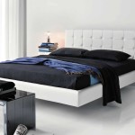 Bedroom,Ultramodern White Leather Bed Frame Design Ideas With Beautiful Black Blanket And Modern White Floor,Style Low Profile Bed Design With Leather Beds
